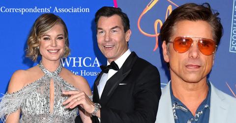 Image of At a party, Jerry O’Connell jokingly teased John Stamos with a cheeky remark suggesting that Rebecca Romijn had compared the two men.