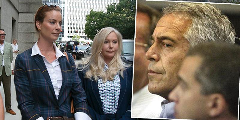 Jeffrey Epstein, inset, and Virginia Roberts Giuffre. Withdrew $800K In Cash Before Arrest, Transferred Millions To Victims