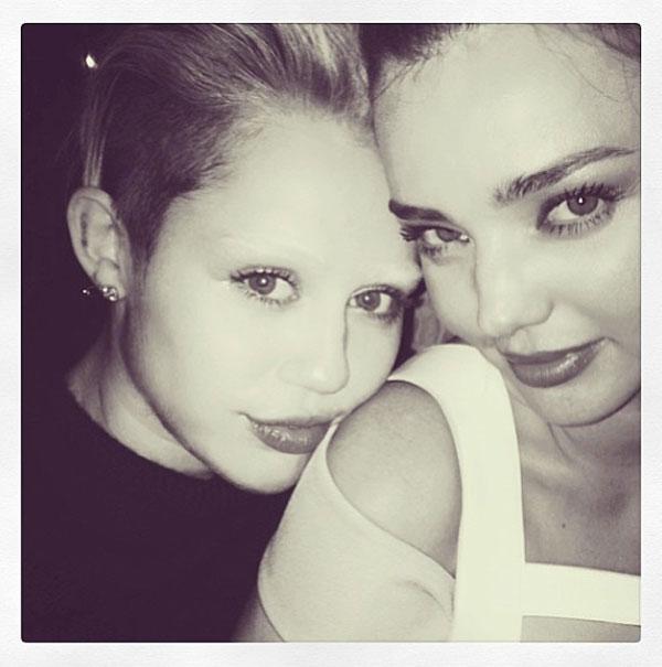 Miley and Miranda Kerr Eyebrows