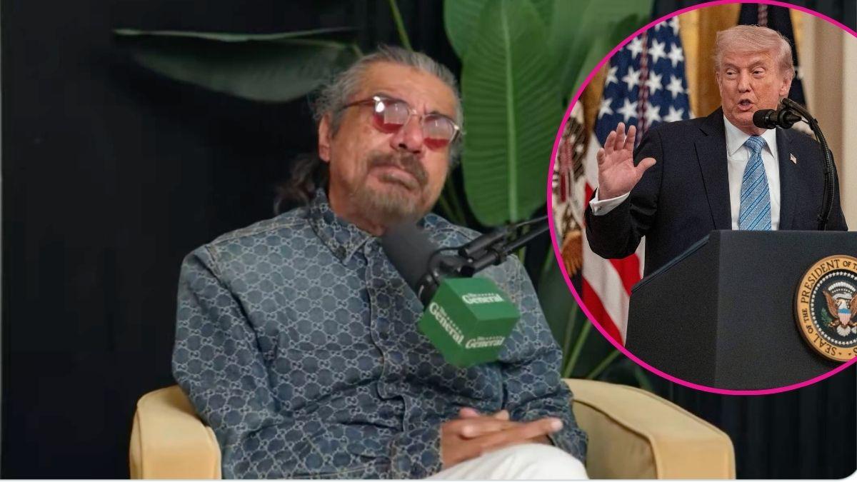 image of George lopez and trump