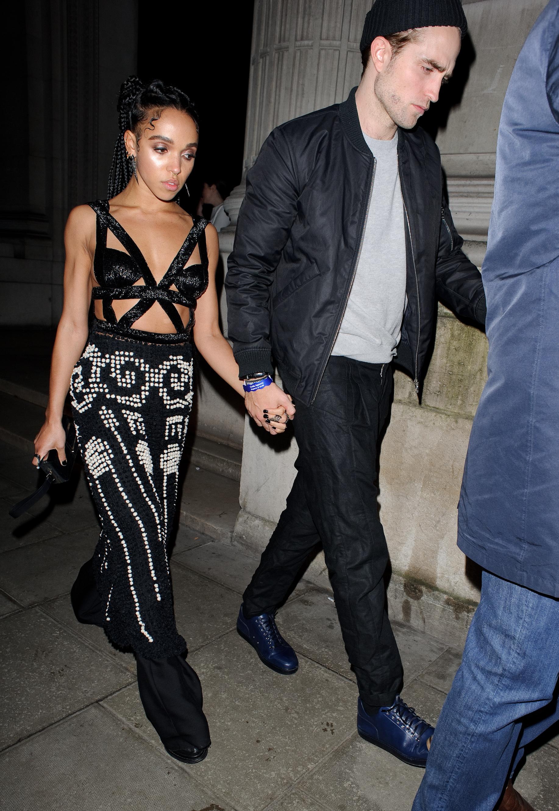 Robert Pattinson and FKA Twigs at the Brits afterparty