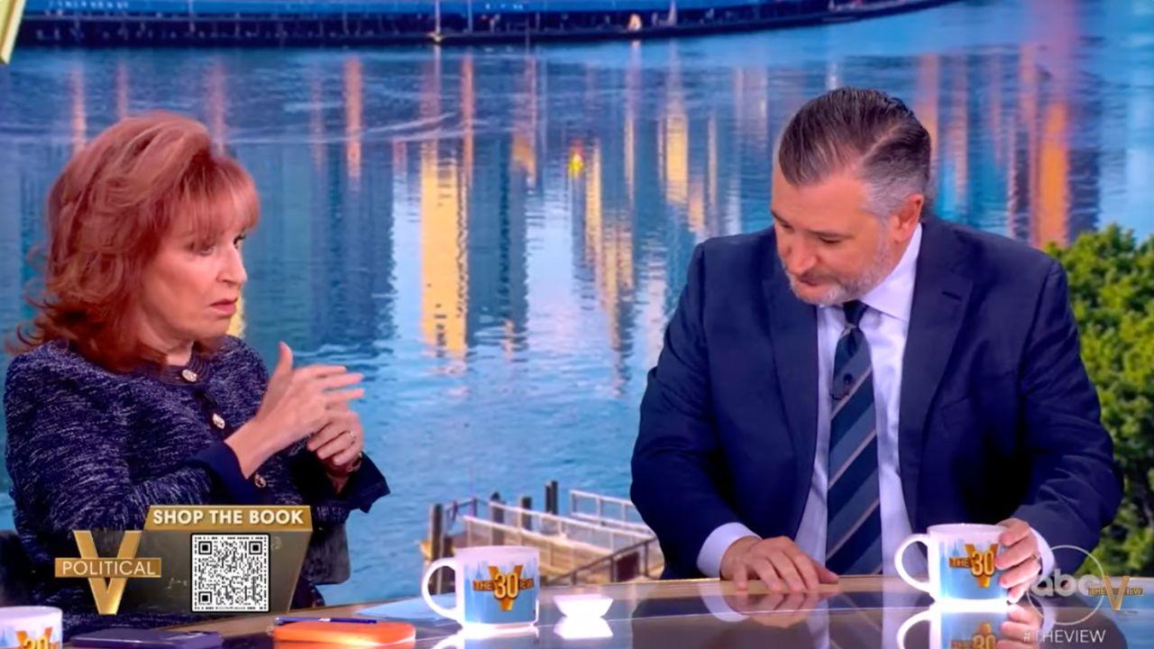 photo of Ted Cruz was the first guest on The View's 30th season.