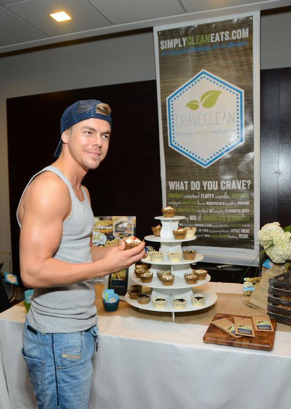 Derek Hough samples some CraveClean