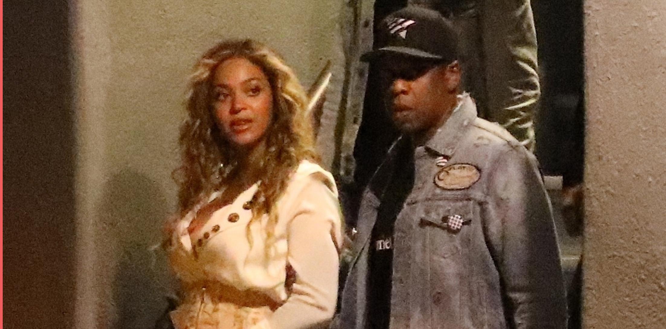 *PREMIUM EXCLUSIVE* Beyonce and Jay Z out for a date night in Los Angeles, CA