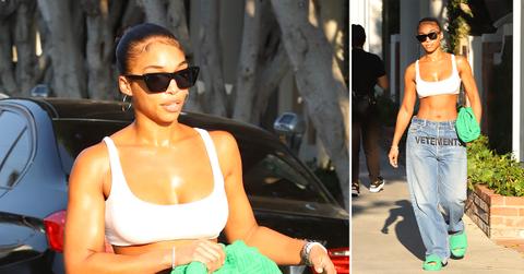 lori harvey out and about in beverly hills ok