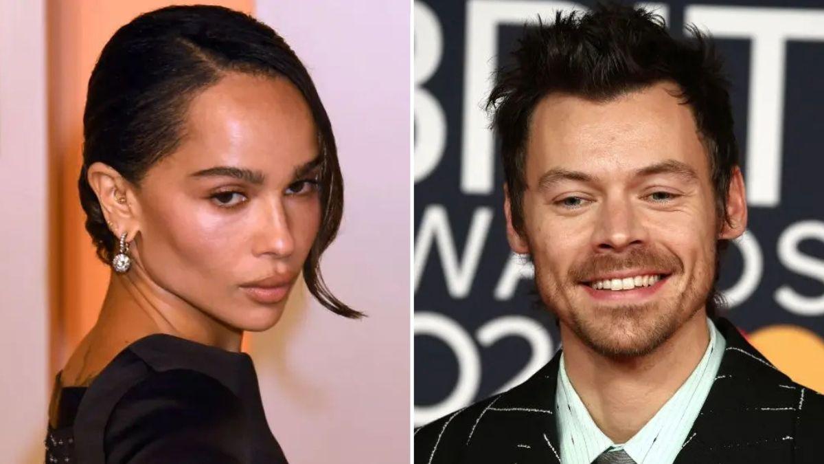 Photo of Zoë Kravitz and Harry Styles