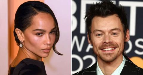 Photo of Zoë Kravitz and Harry Styles
