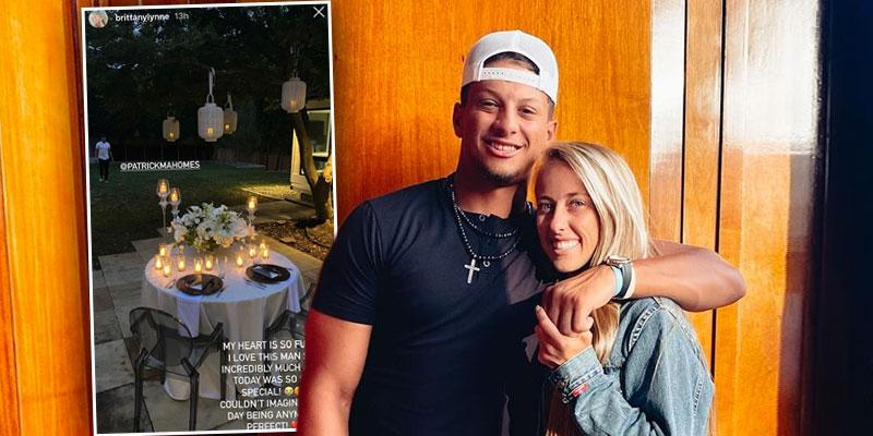 NFL star Patrick Mahomes announces engagement to high school sweetheart  Brittany Matthews -- and the ring is stunning - Good Morning America