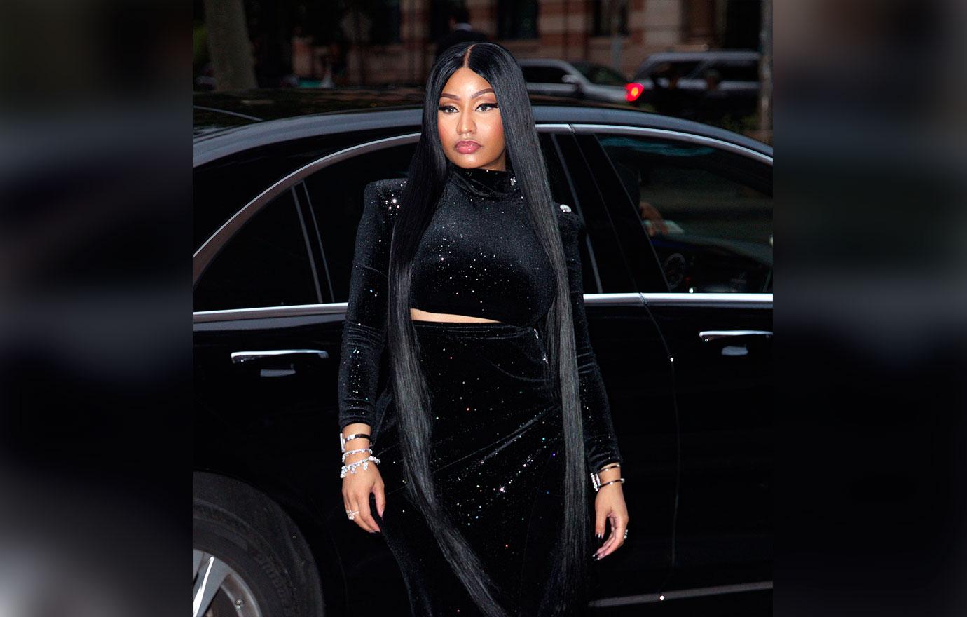 Nicki Minaj at the Stephen Colbert show