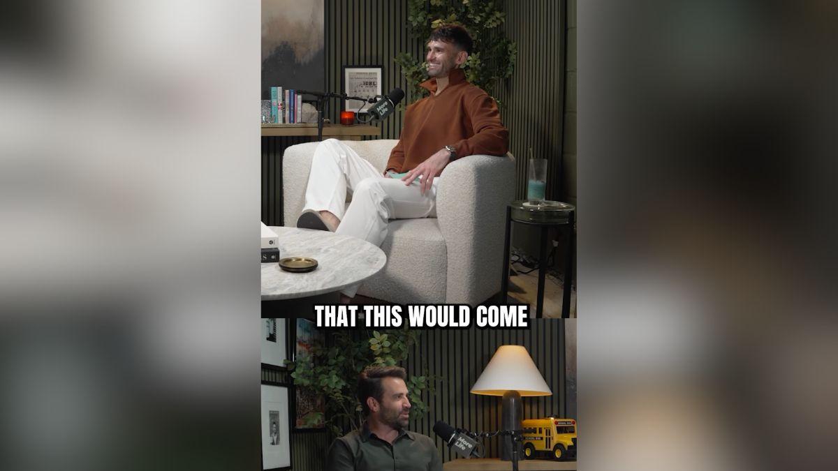 image of Jason Wahler and Carl Radke discussed their sobriety journeys on the latter's podcast.