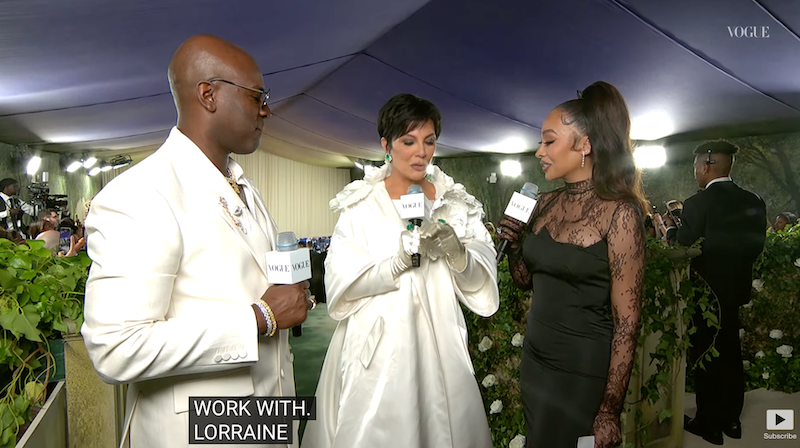 kris jenner corey met gala