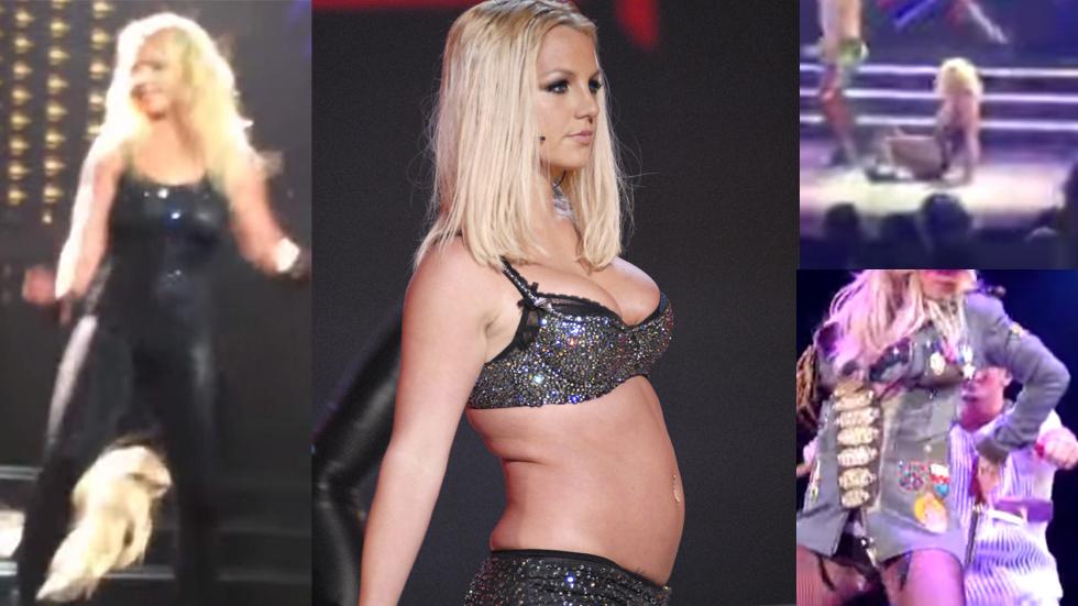 10 Of Britney Spears' Most Embarrassing Concert Fails Over The Years