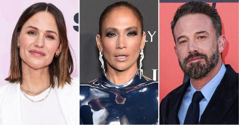 Composite photo of Jennifer Garner, Jennifer Lopez and Ben Affleck.