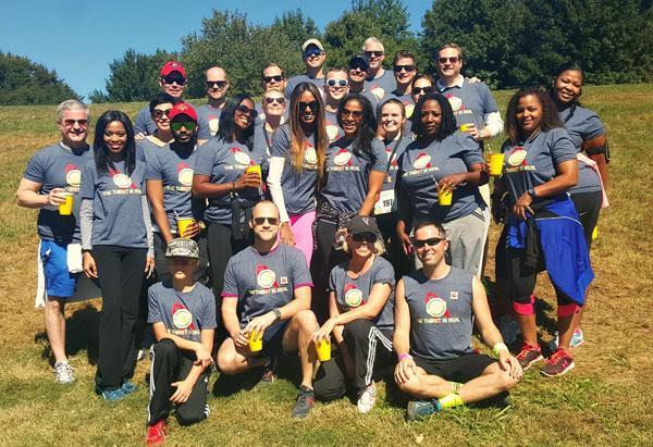 Sheree whitfield smiles happy aids walk