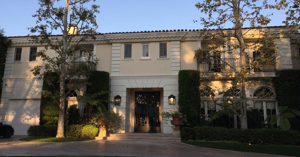 Photo of the home Lyle and Erik Menendez murdered their parents at