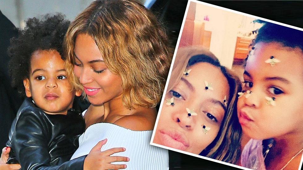 Beyonce And Blue Ivy Pucker Up For An Adorable Valentine's Day