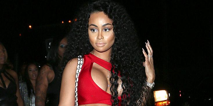 Blac Chyna Leaves Ace Of Diamonds in Hollywood