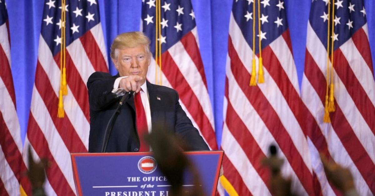 Donald Trump Waves Off Reporter Pressing Him on 'Let Them Take Out Los Angeles' Comments