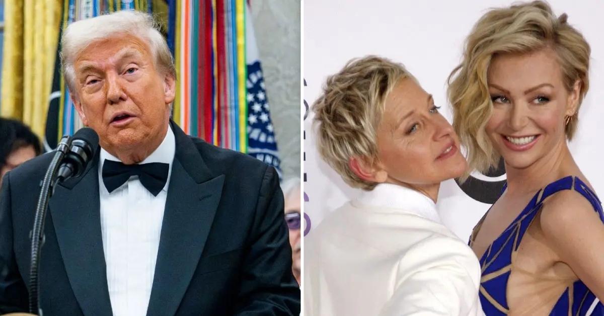 Photo of Ellen DeGeneres and Portia de Rossi have moved back to California from England.