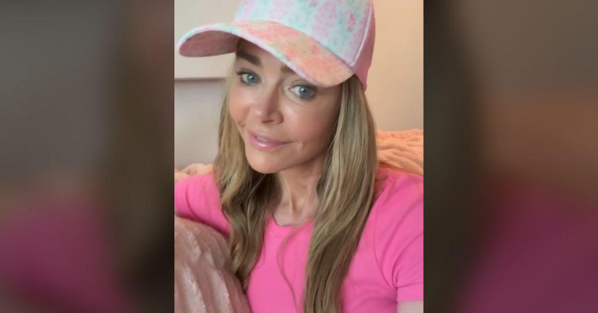 Photo of Denise Richards said it's been 'difficult' this summer amid her divorce.