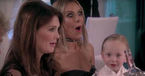 Dorit kemsley rhobh toddler throws shade Erika Girardi ok pp