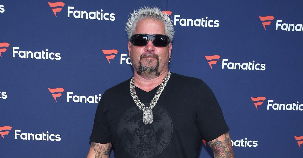 image of Guy Fieri's quad muscle 'exploded.'