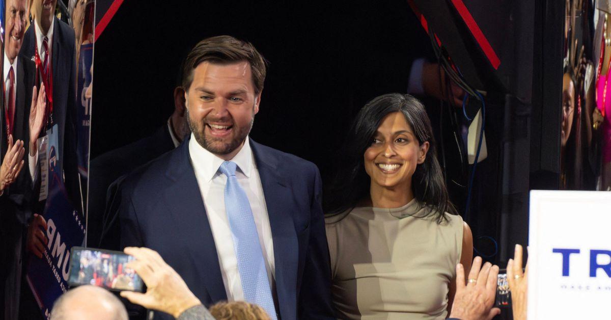 image of Usha Vance said she believes church, rather than therapy, has been more effective for her husband, J.D. Vance.