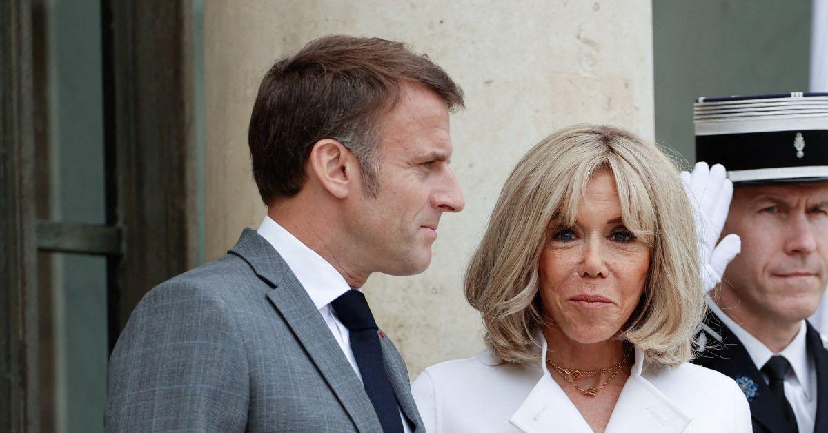 emmanuel brigitte macron relationship timeline plane slap