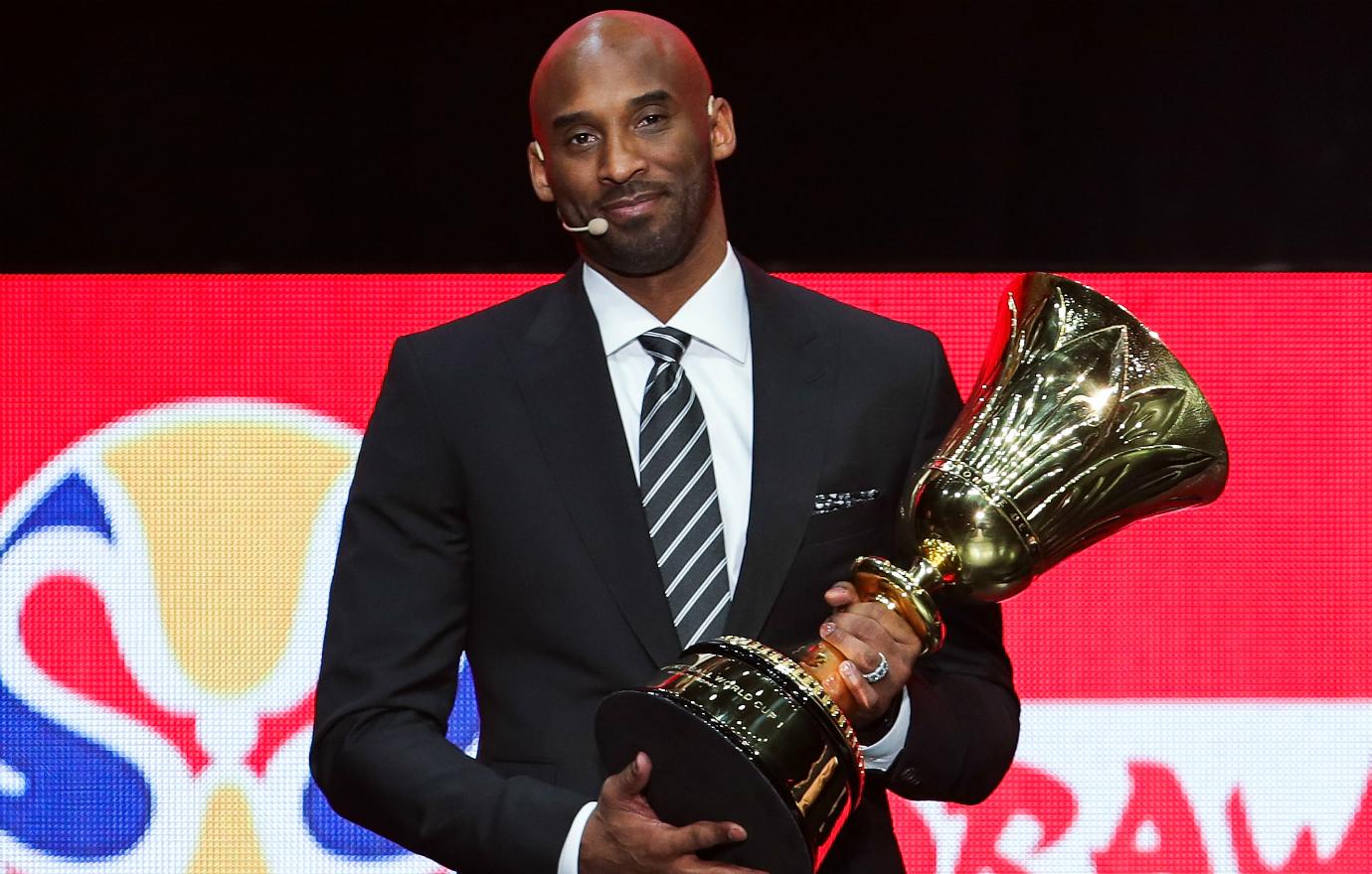 Kobe Bryant attend the FIBA Basketball World Cup 2019 Draw Ceremony at Shenzhen Bay Arena on March 16, 2019 in Shenzhen, China.