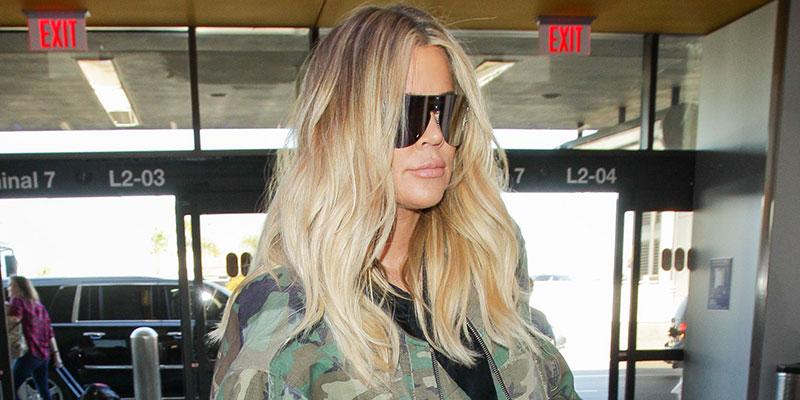 Khloe kardashian small baby bump main