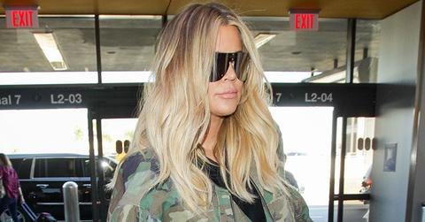 Khloe kardashian small baby bump main