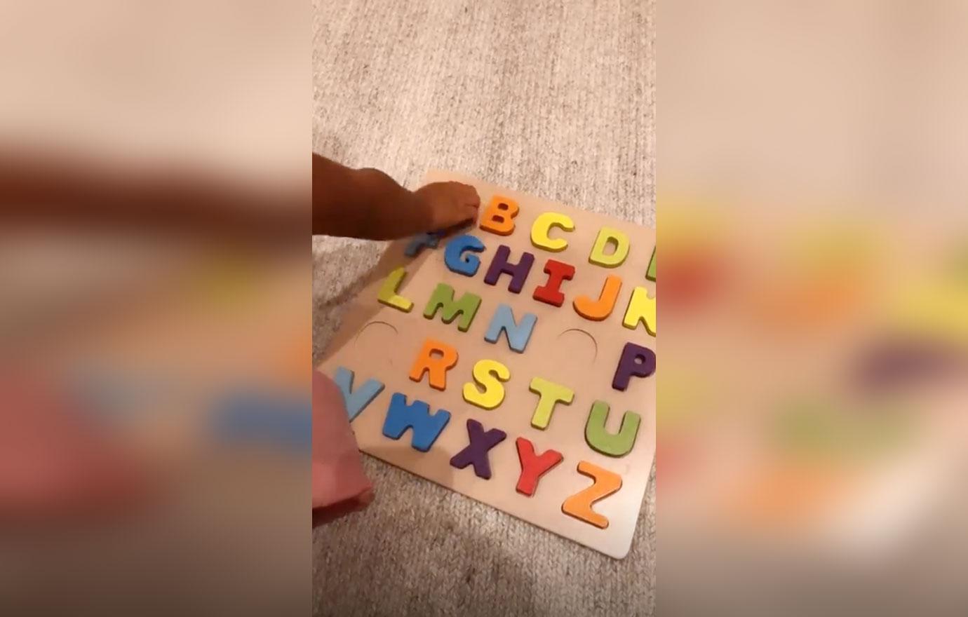 Kylie Jenner Teaches Stormi Her Letters & Numbers In Cute Video