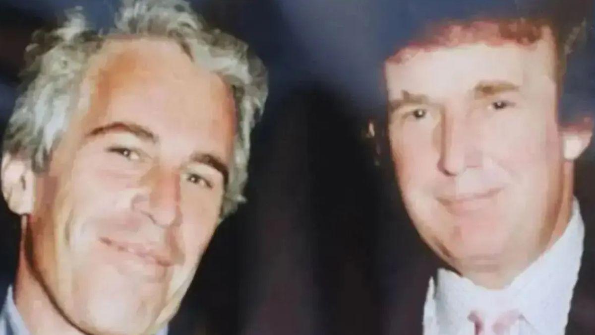 image of epstein and trump 