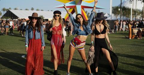 Street Style and Celebrity Sightings During Coachella Festival