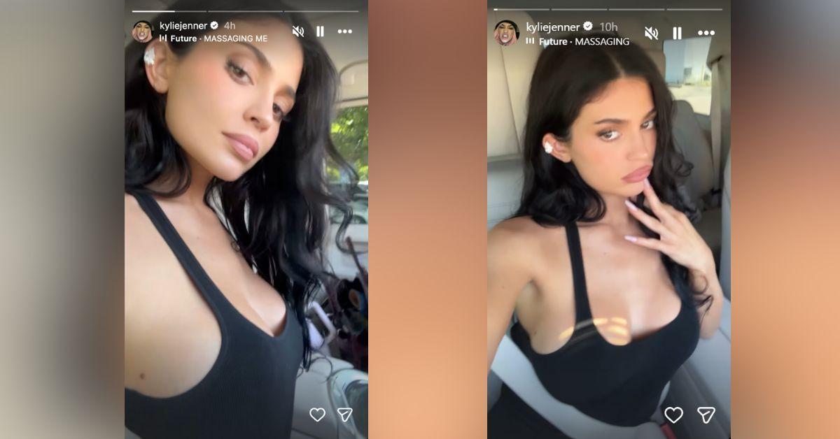 image of The Khy founder shared the racy glam selfies on Instagram.