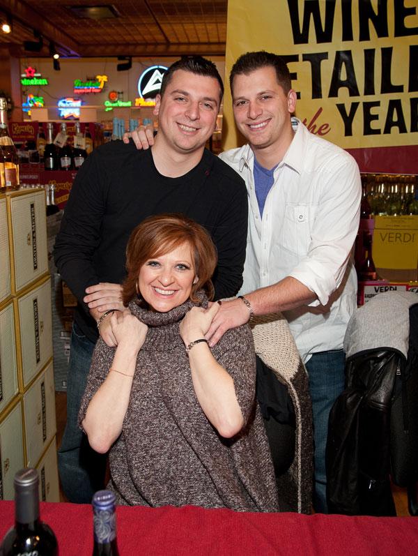 Caroline, Chris and Albie Manzo