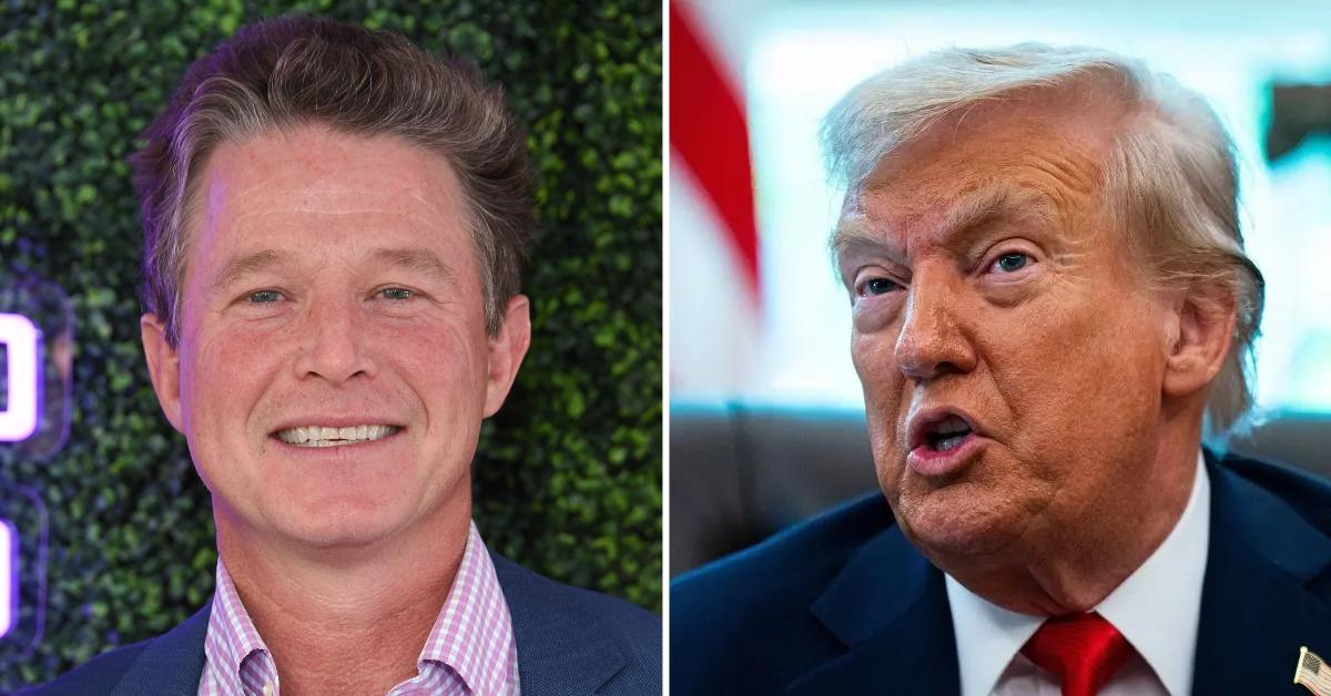 Composite photo of Billy Bush and Donald Trump
