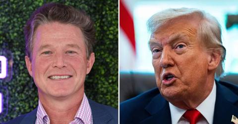 Composite photo of Billy Bush and Donald Trump