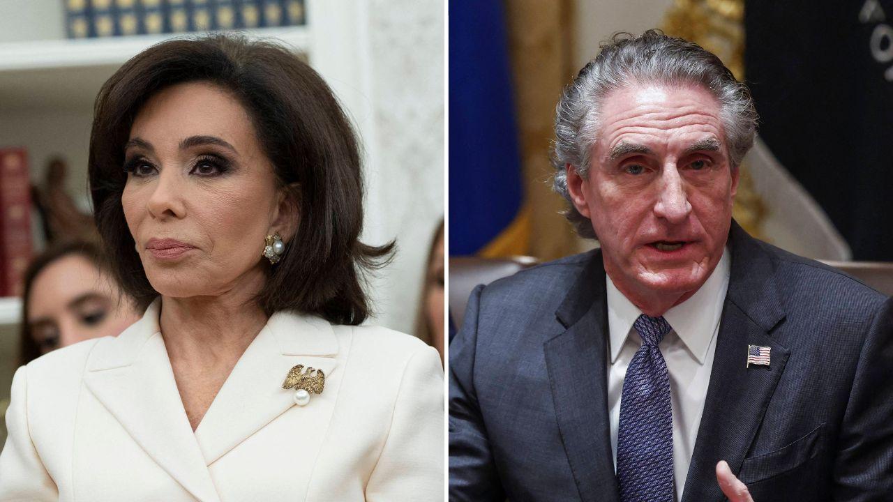 Image of Jeanine Pirro and Doug Burgum reportedly clashed over the vandalism claims.