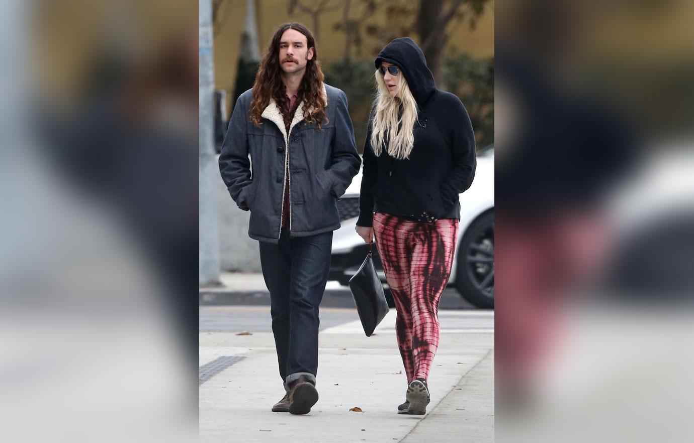 *EXCLUSIVE* Kesha and Brad Ashenfelter head to lunch on a rainy day in Los Angeles