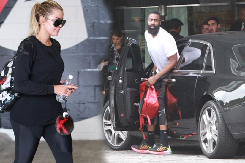 Khloe Kardashian and James Harden