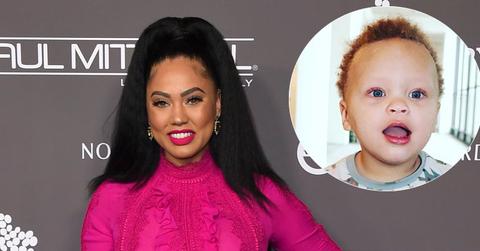 Ayesha Curry On Red Carpet Son Canon Inset