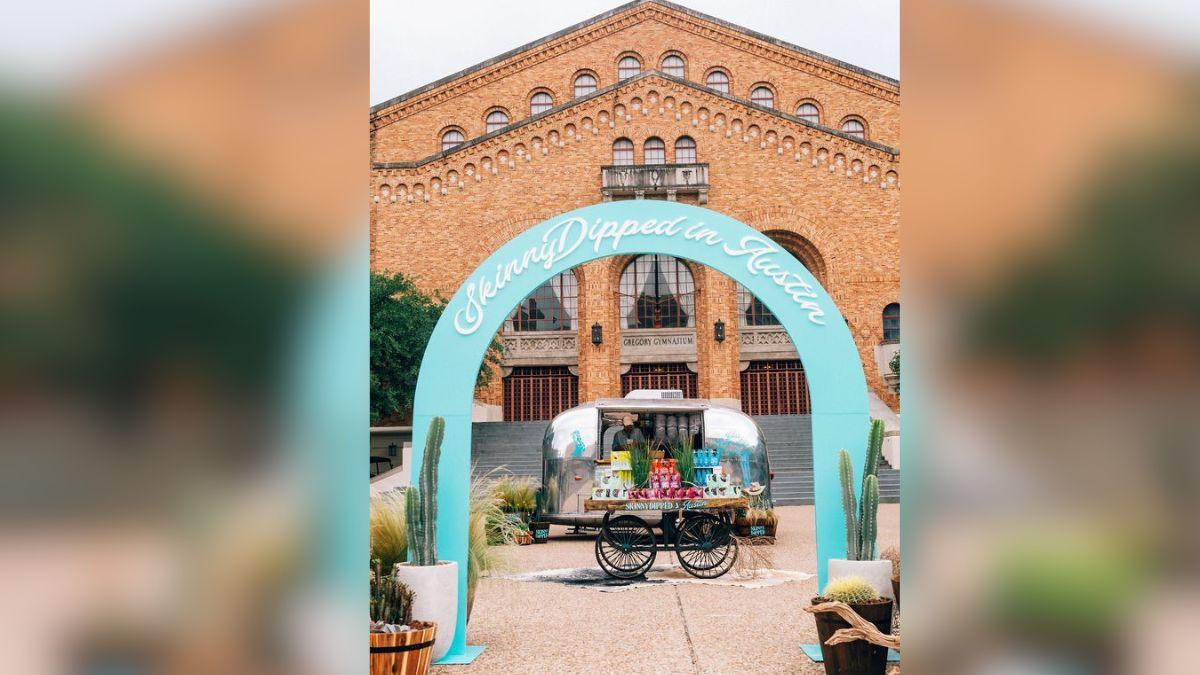 love island rob rausch teams up with skinnydipped for unforgettable takeover at university of texas at austin