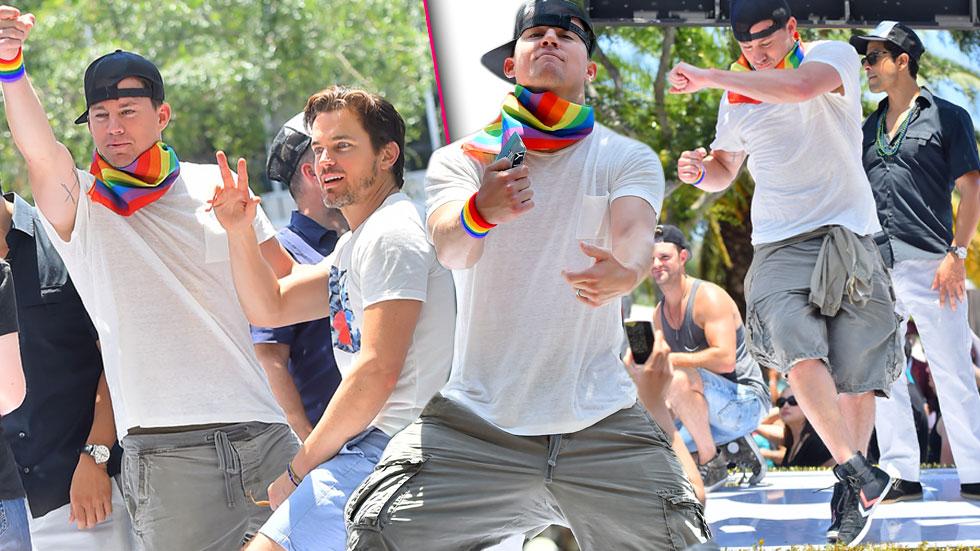 Channing tatum dances l pride parade