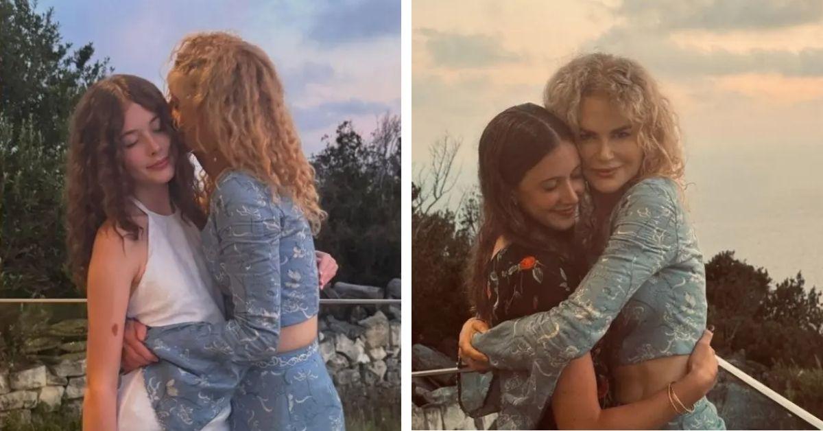 image of Nicole Kidman has filed for divorce but remains in their Nashville home with their daughters.
