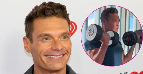 ryan seacrest shredded biceps video