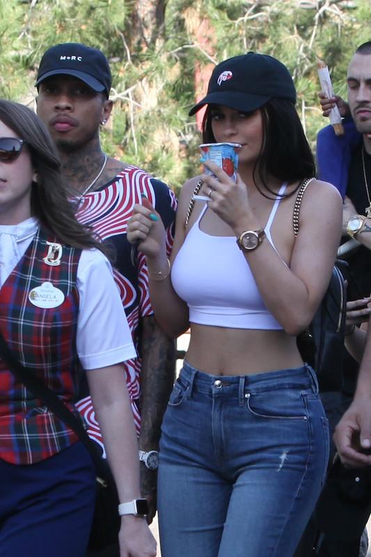 Kylie Jenner and Tyga take their love to Disneyland