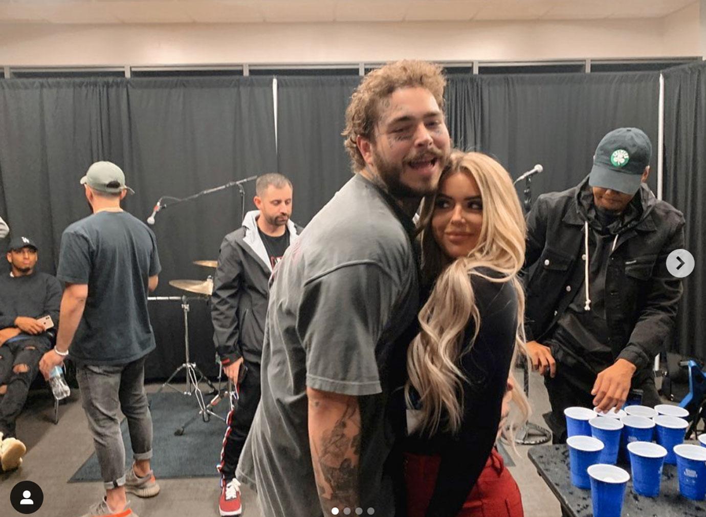 Brielle Biermann With Post Malone Single Split Boyfriend Justin Hooper