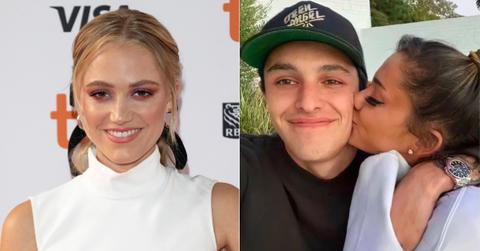 ariana grande dalton gomez makes out maika monroe