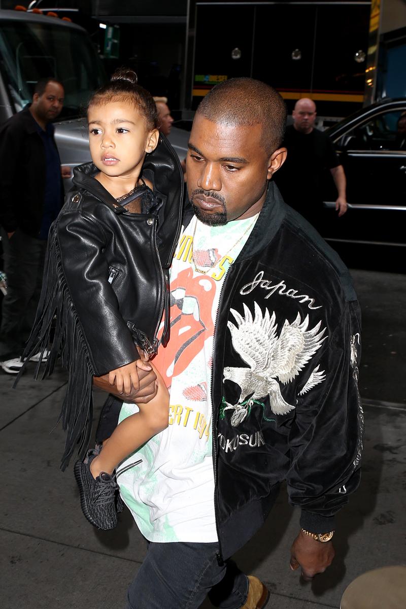 Kanye West and Kim Kardashian take Nori to The Lion King On Broadway